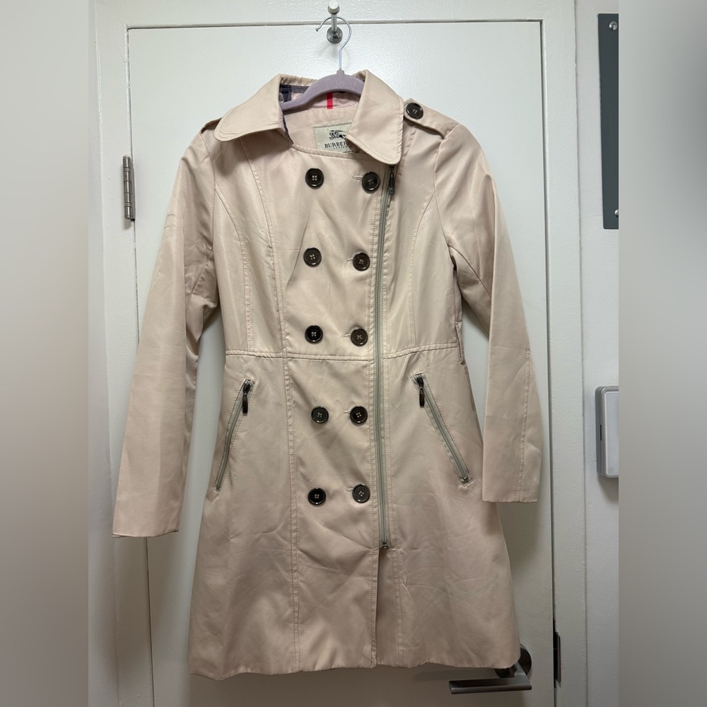 Burberry Light Beige Long Coat - Picture 1 of 2